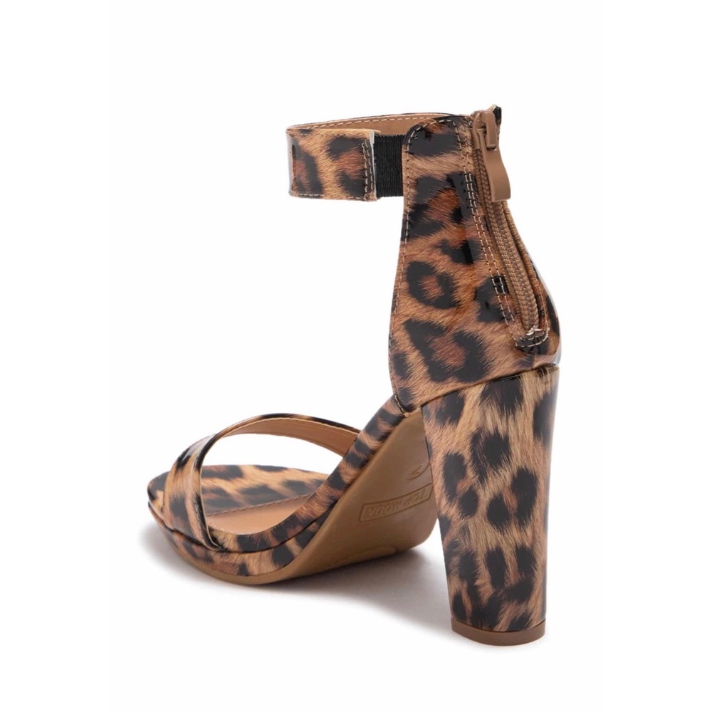 TOP MODA BLOCK HEEL SANDAL - LEOPARD 🐆